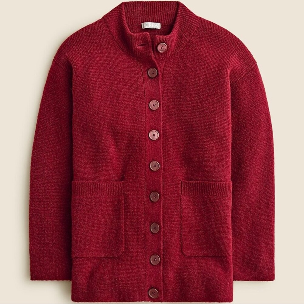 J. Crew Red Women's Cardigan Sweater